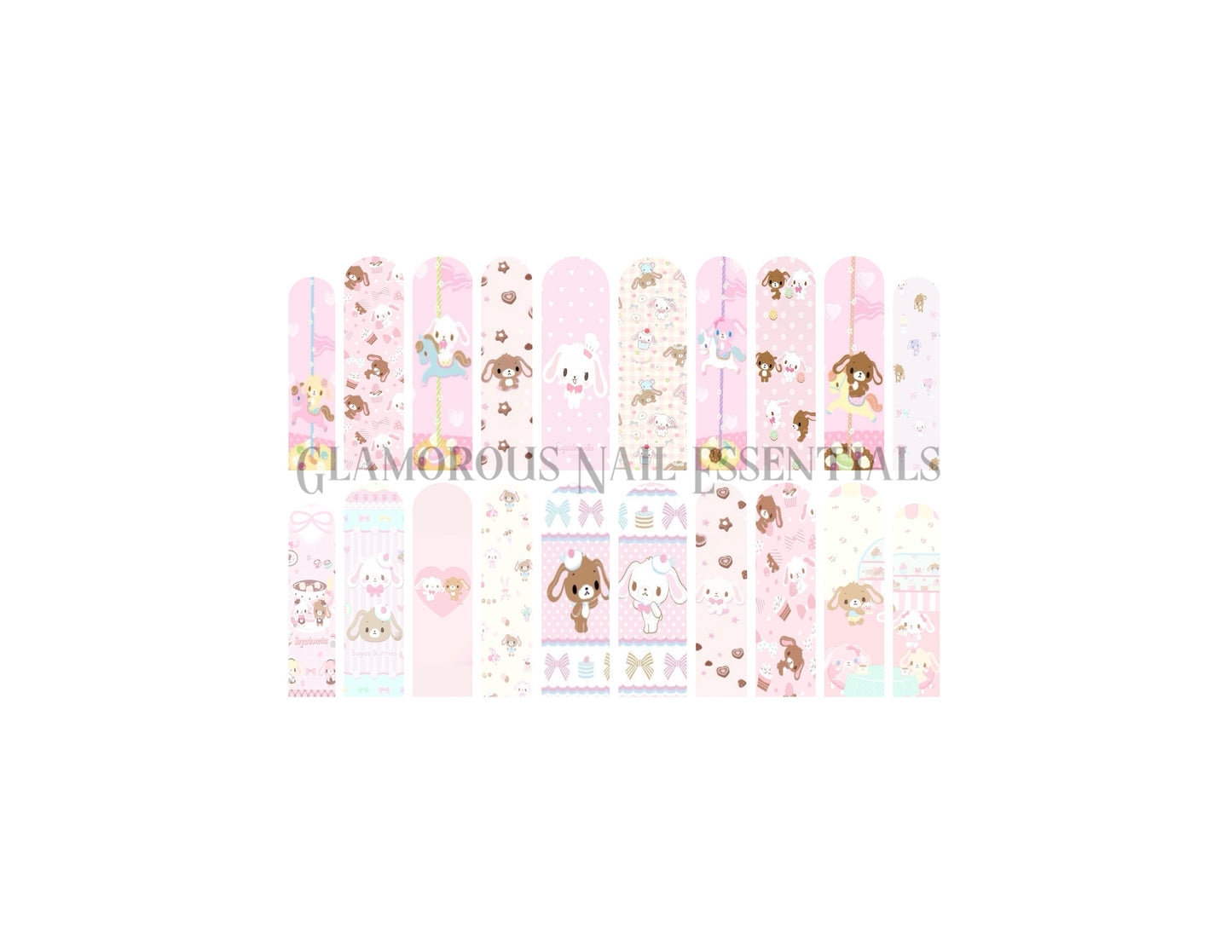 Sugar Bunbuns Nail Decal