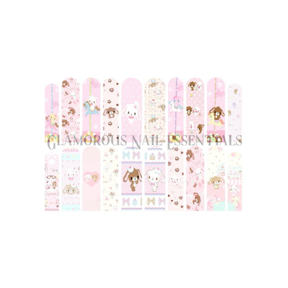 Sugar Bunbuns Nail Decal