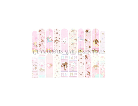 Sugar Bunbuns Nail Decal
