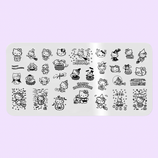 Spooky HK Stamping Plate