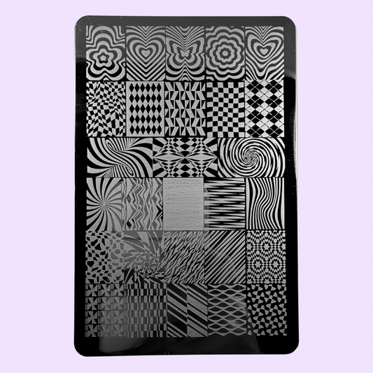 Zig Zag XL Stamping Plate