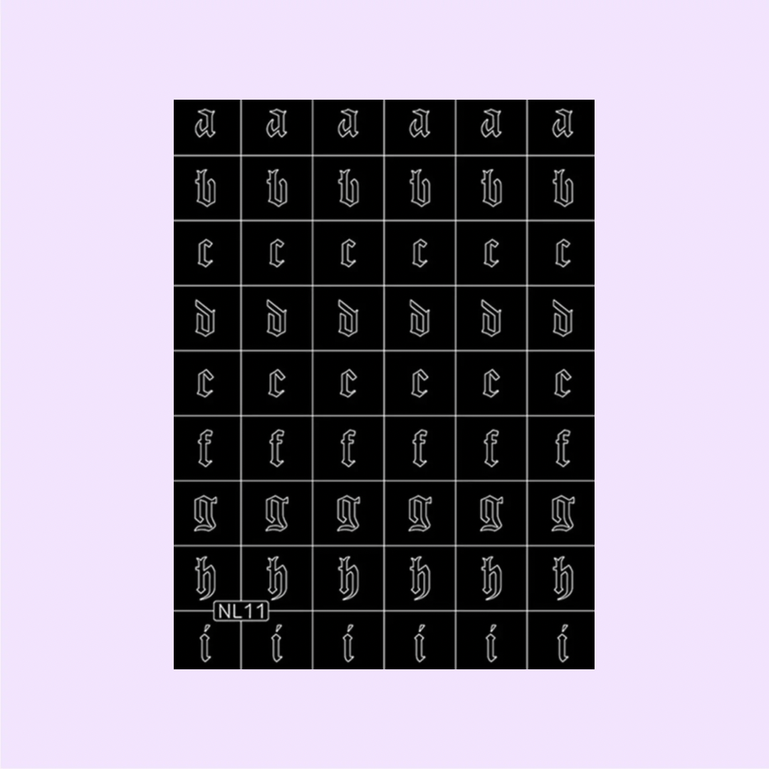 Letters S-Z