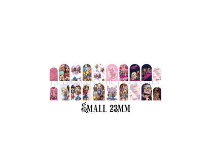 Girlie Brats Nail Decal