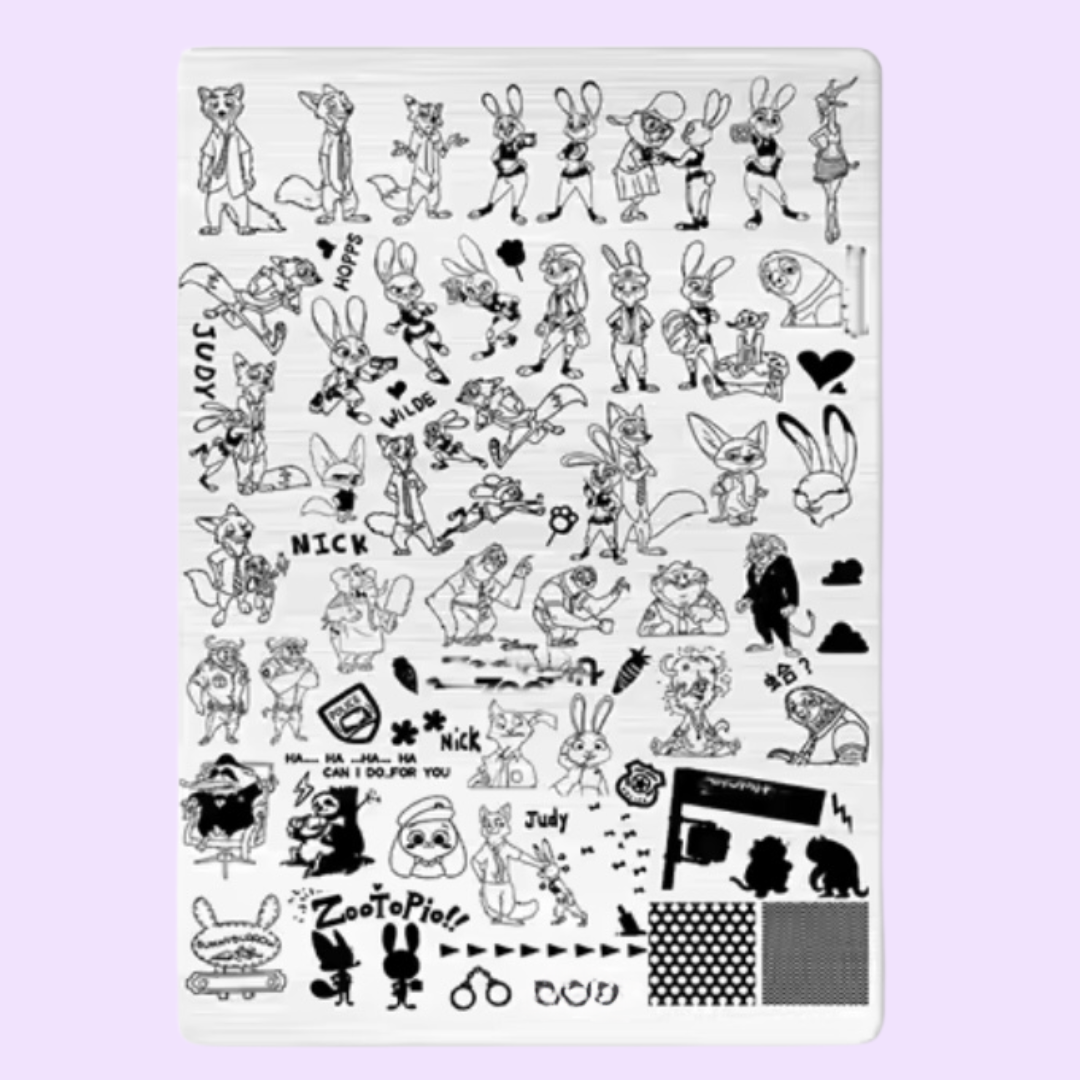 Zoo XL Stamping Plate