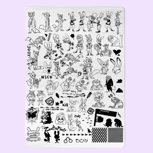 Zoo XL Stamping Plate