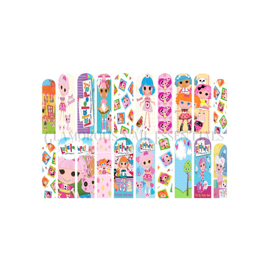 Lala Girlies Nail Decal