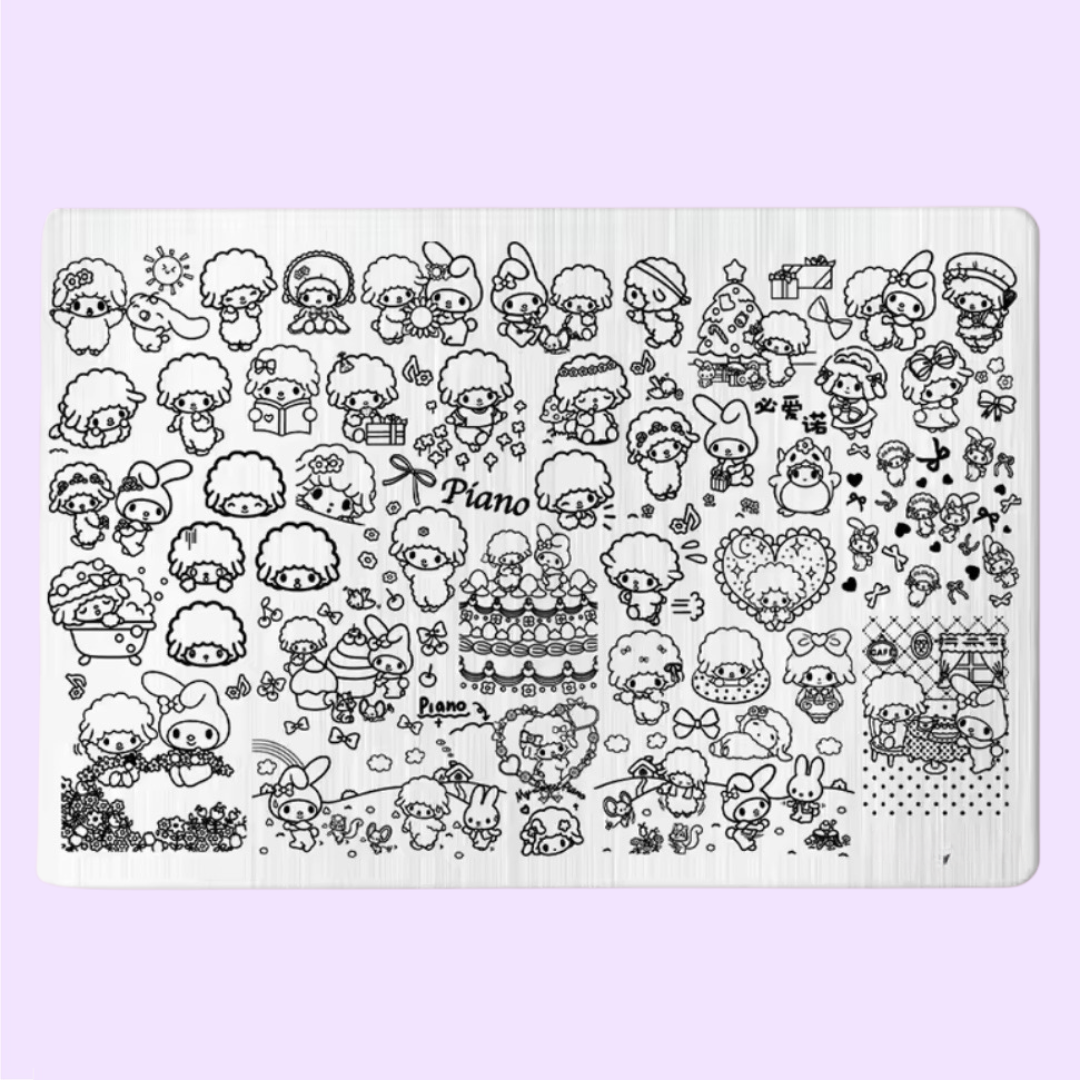 Piano XL Stamping Plate