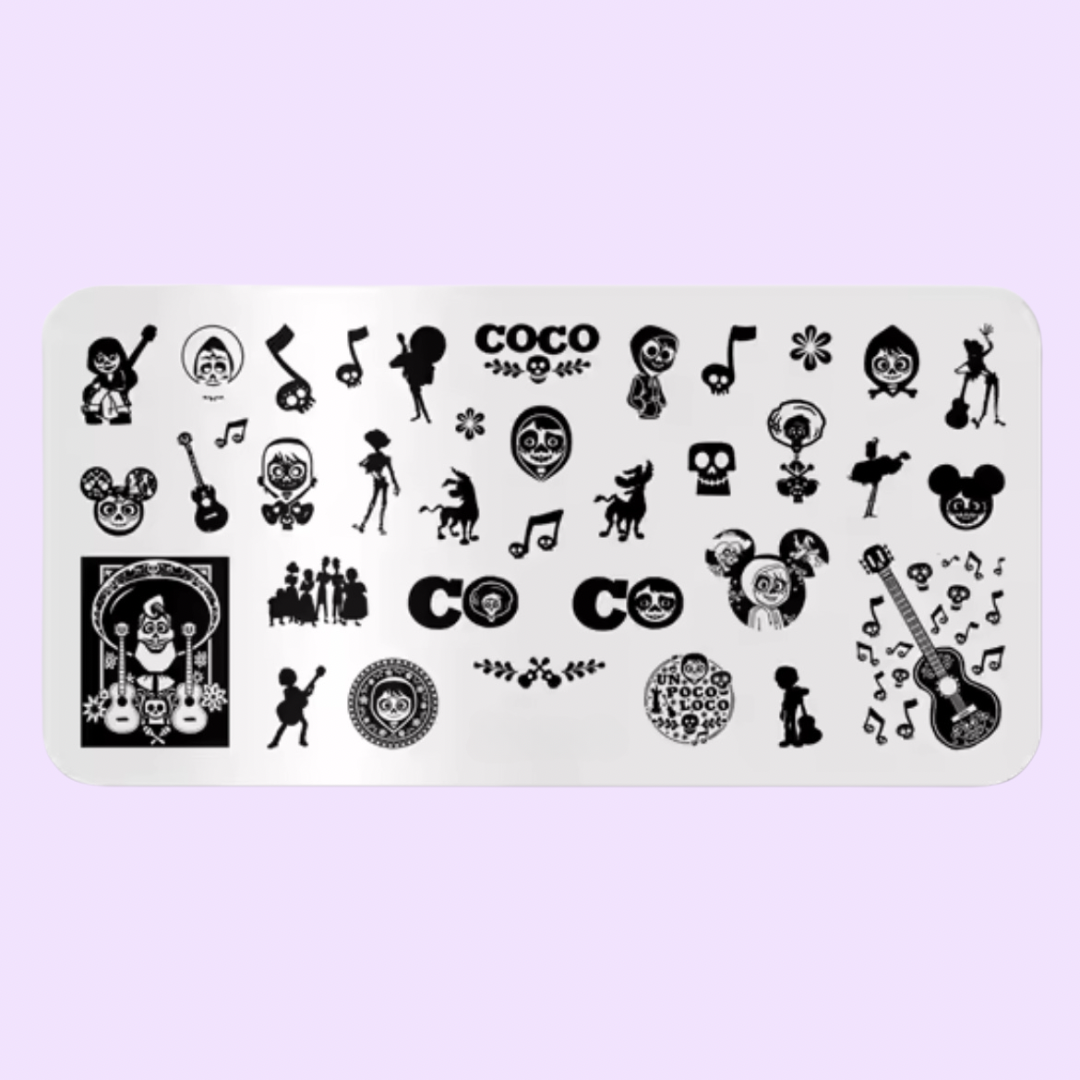 New Snow Whitey Stamping Plate