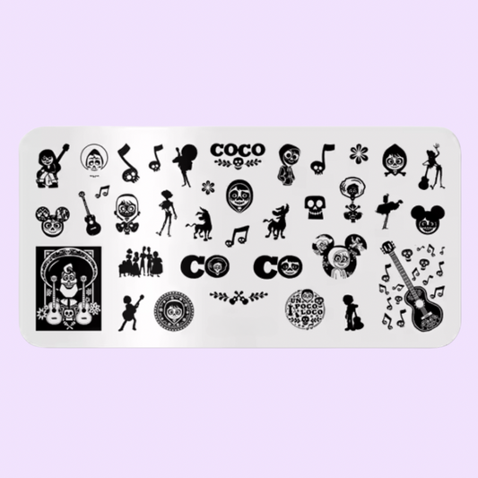 New Snow Whitey Stamping Plate