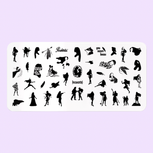 Pocahonty Stamping Plate