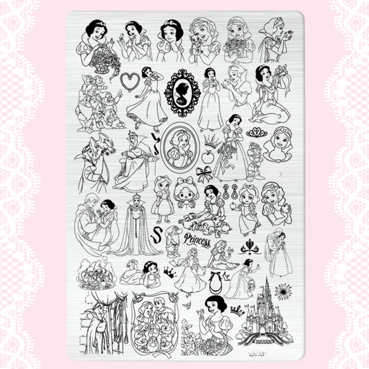 Snow Whitey XL Stamping Plate