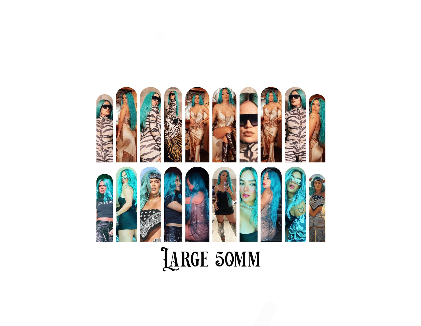 Karol G Nail Decal