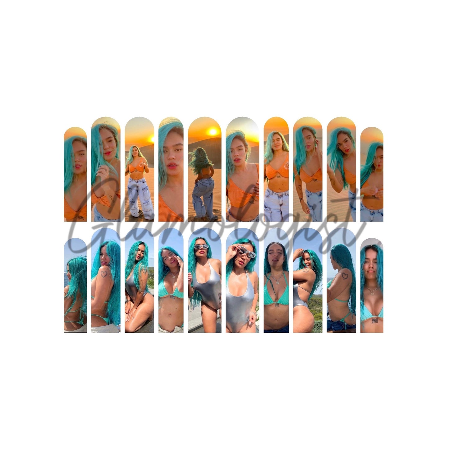 Karol G Nail Decal