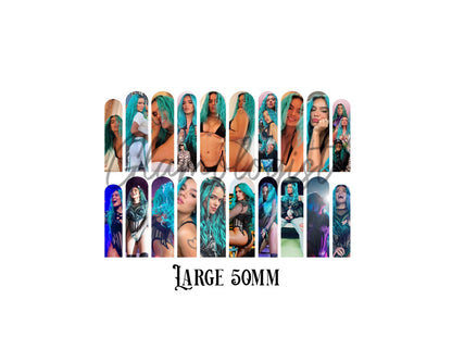 Karol G Nail Decal