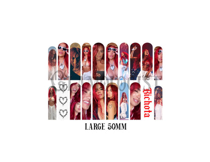 Karol G Nail Decal