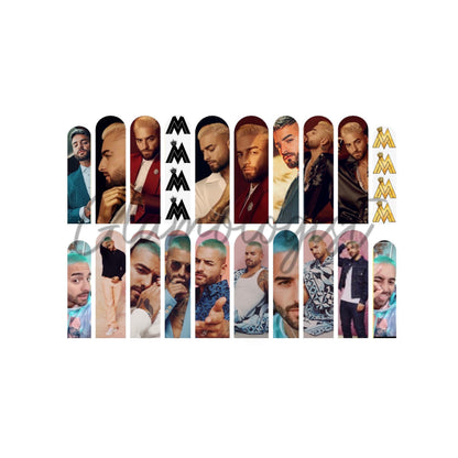 Maluma Nail Decal