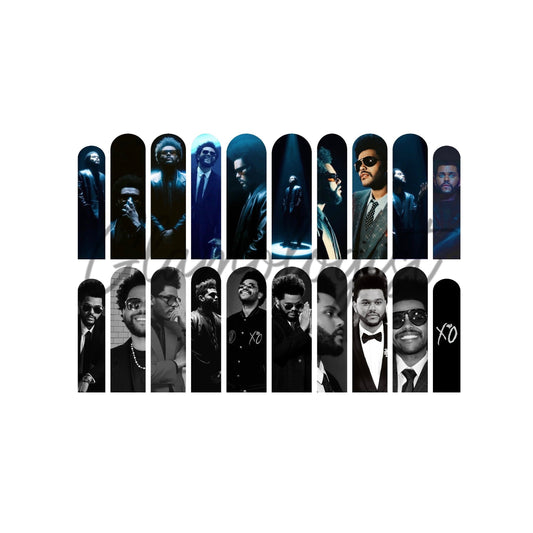 The Weeknd Nail Decal