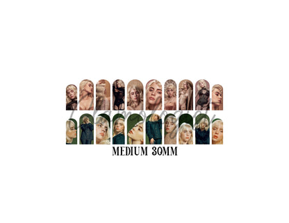 Billie Eilish Nail Decal