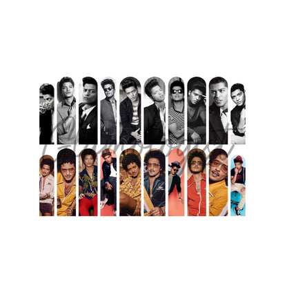 Bruno Mars Nail Decal