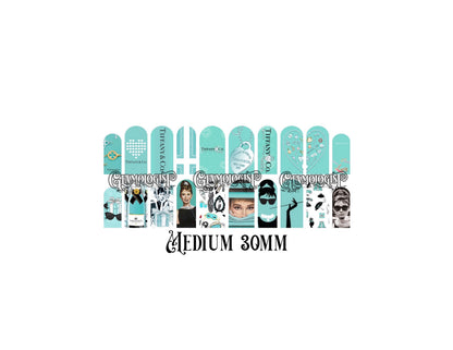 Tiffany Nail Decal