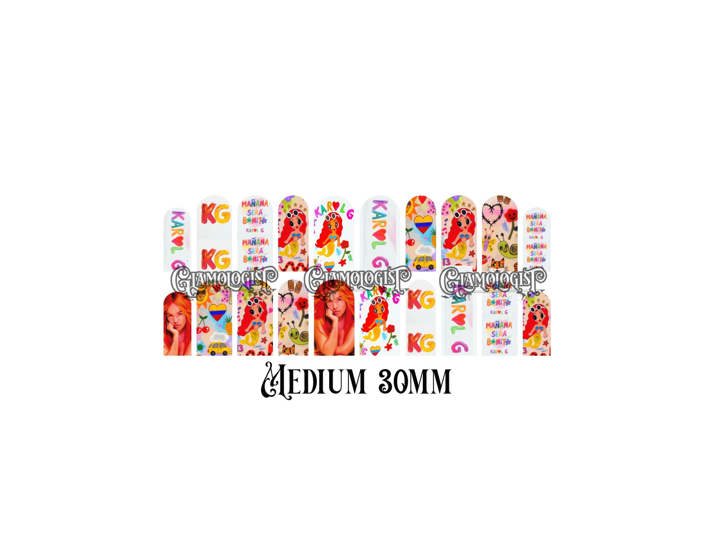 Karol G Nail Decal