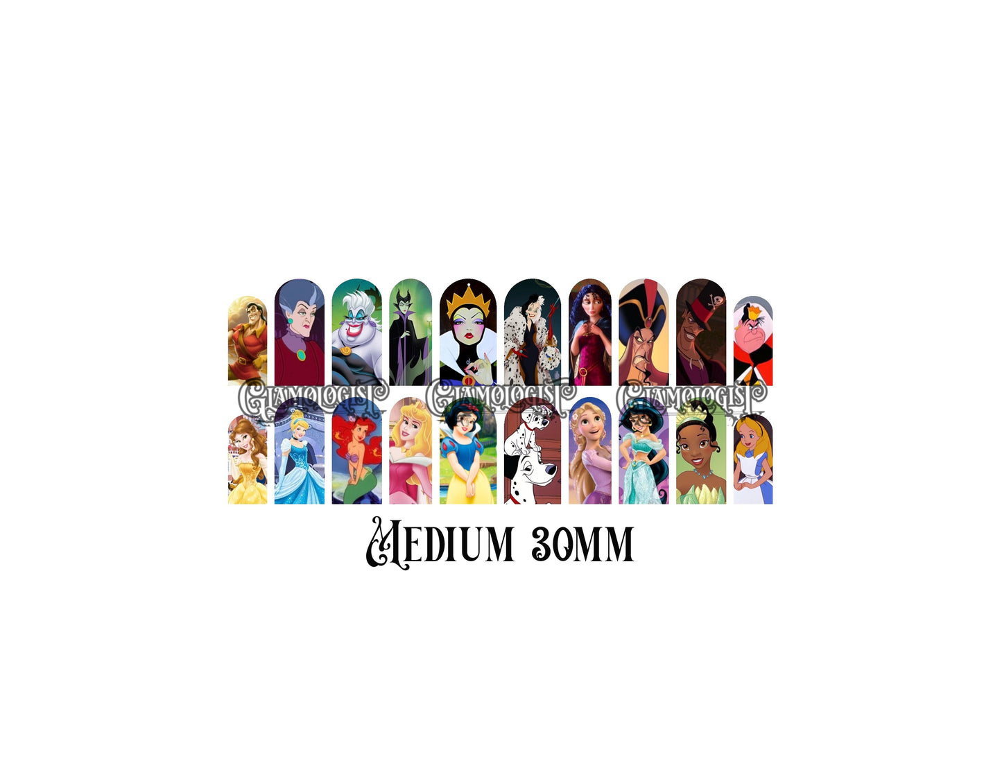 Princess & Villian Nail Decal