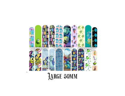 Monsters Nail Decal