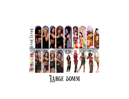 Spice Girls Nail Decal