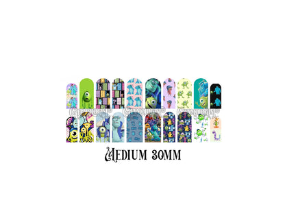 Monsters Nail Decal